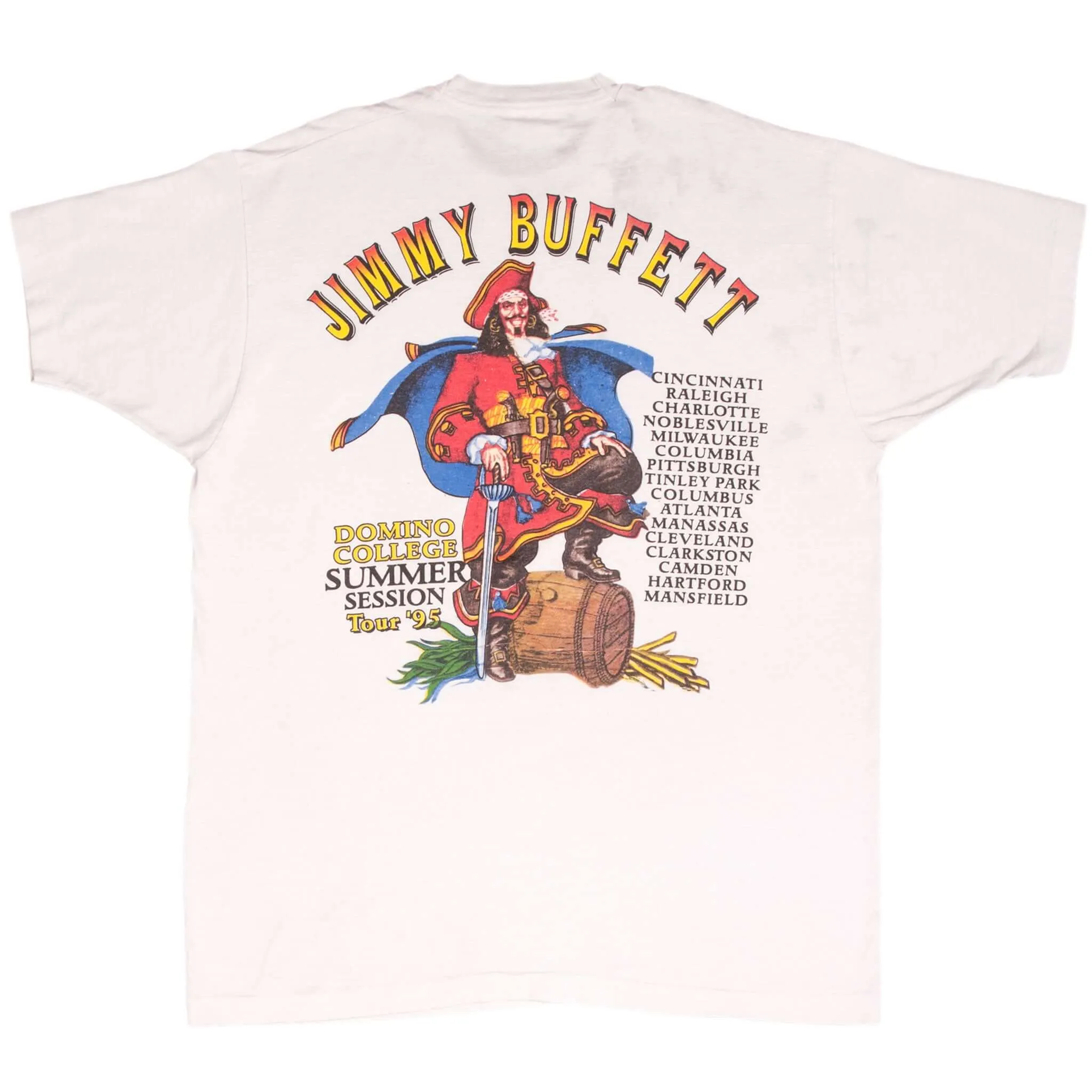 VINTAGE JIMMY BUFFETT SUMMER SESSION 1996 TEE SHIRT SIZE XL MADE IN USA