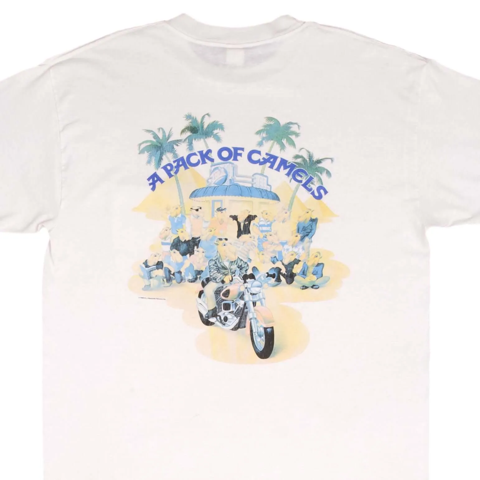 VINTAGE JOE'S PACK OF CAMEL POCKET TEE SHIRT 1990S SIZE LARGE MADE IN USA