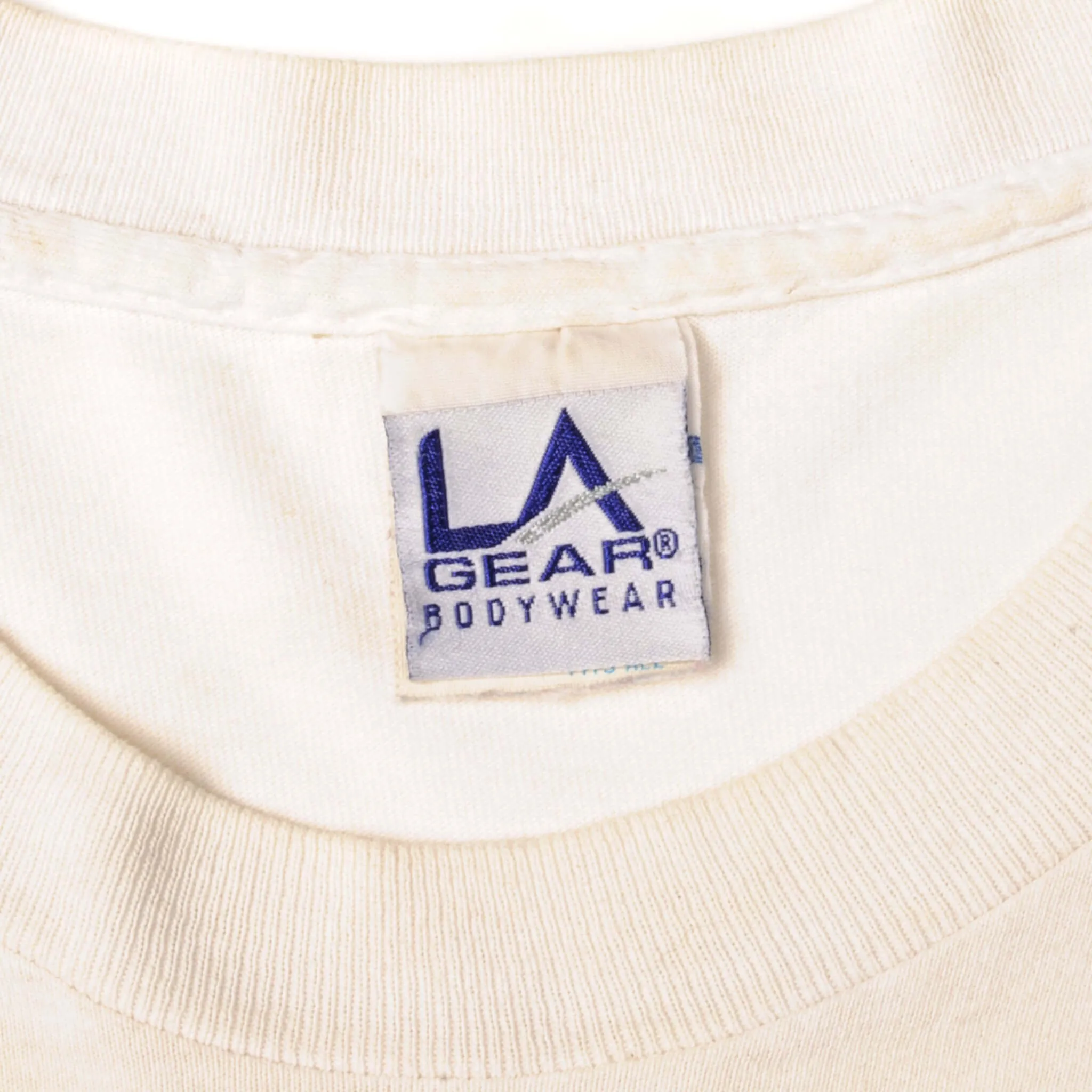 VINTAGE LA GEAR TEE SHIRT 1990s SIZE XL MADE IN USA