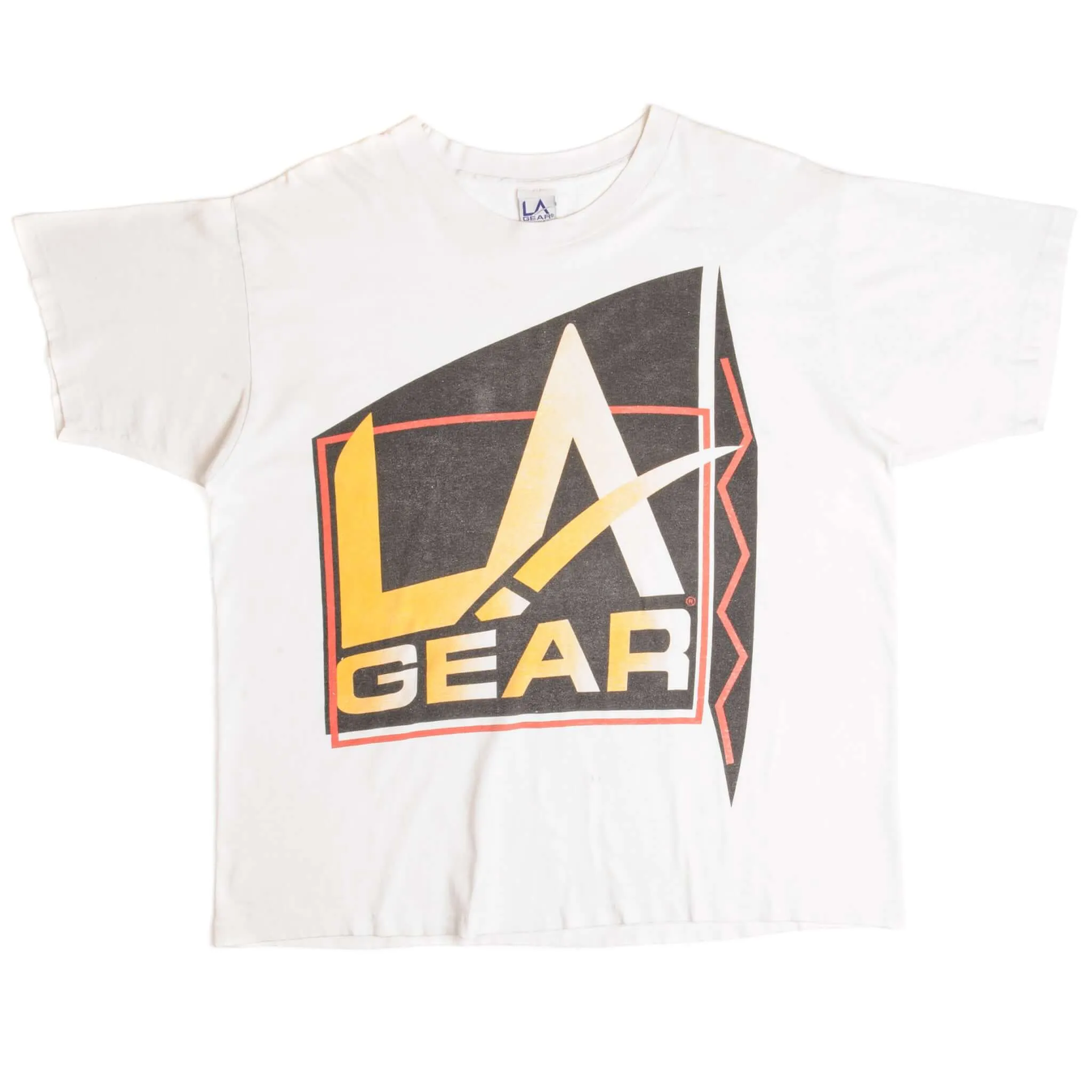 VINTAGE LA GEAR TEE SHIRT 1990s SIZE XL MADE IN USA