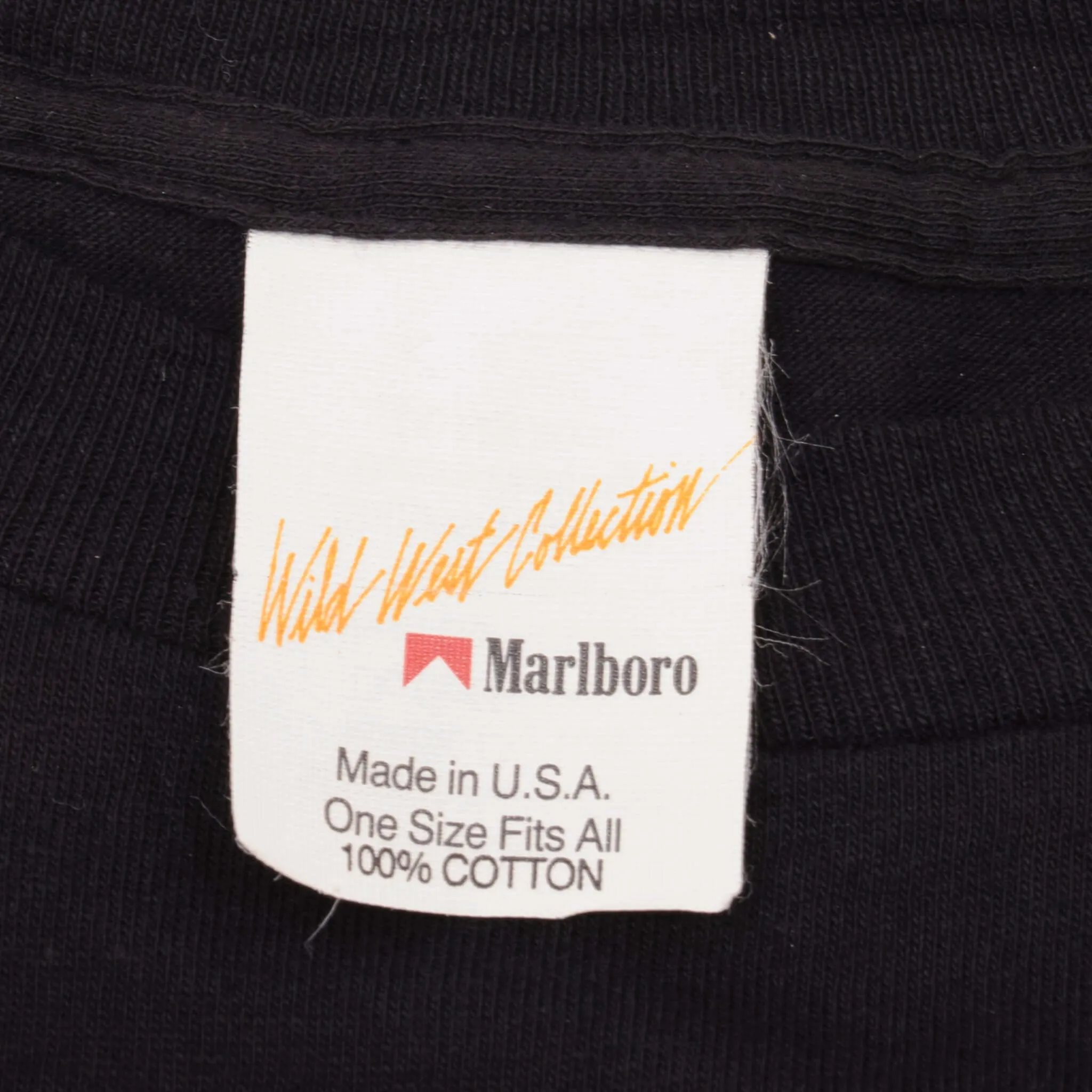 VINTAGE MARLBORO WILD WEST TEE SHIRT 1990S MEDIUM MADE USA