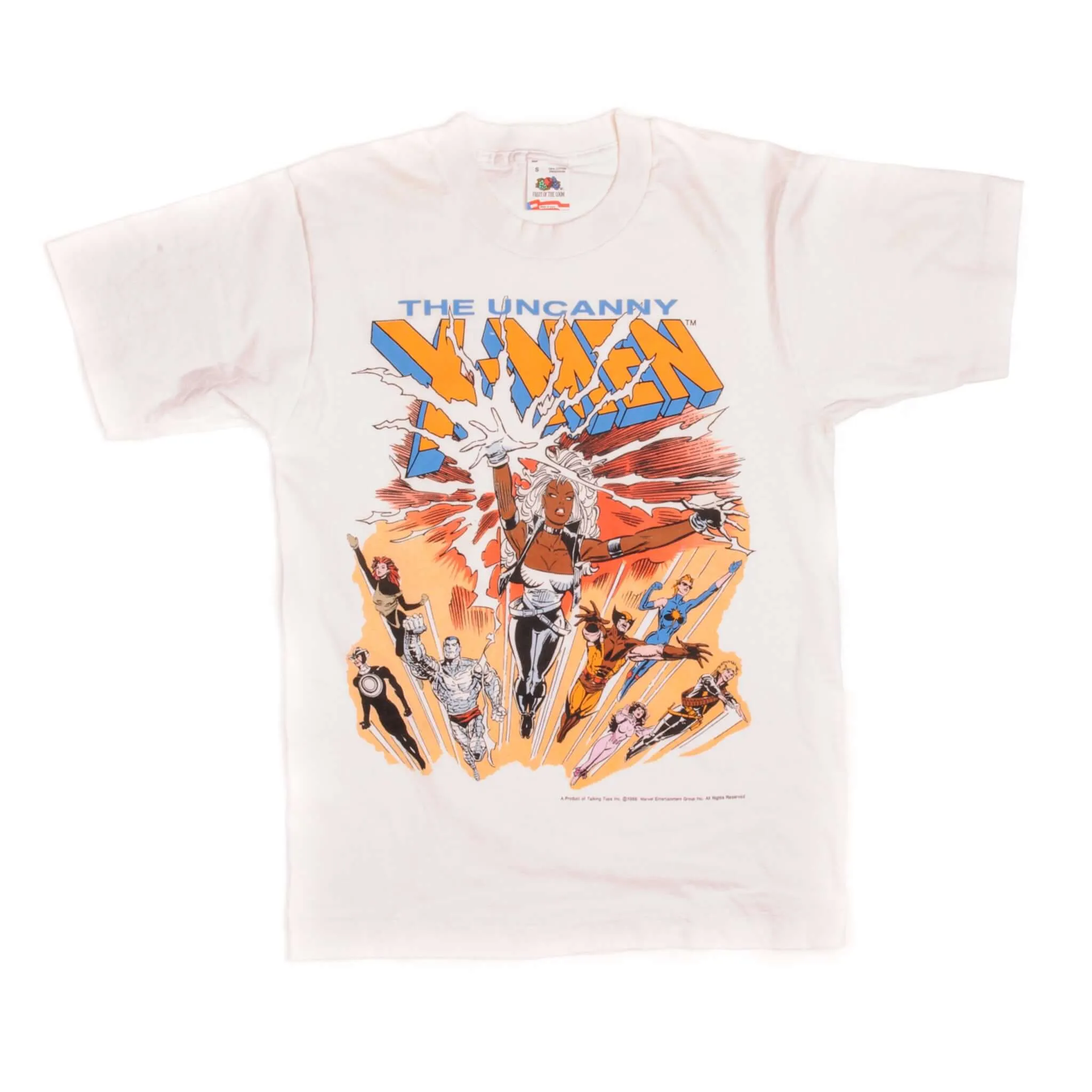 VINTAGE MARVEL XMEN THE UNCANNY TEE SHIRT 1988 SIZE SMALL MADE IN USA