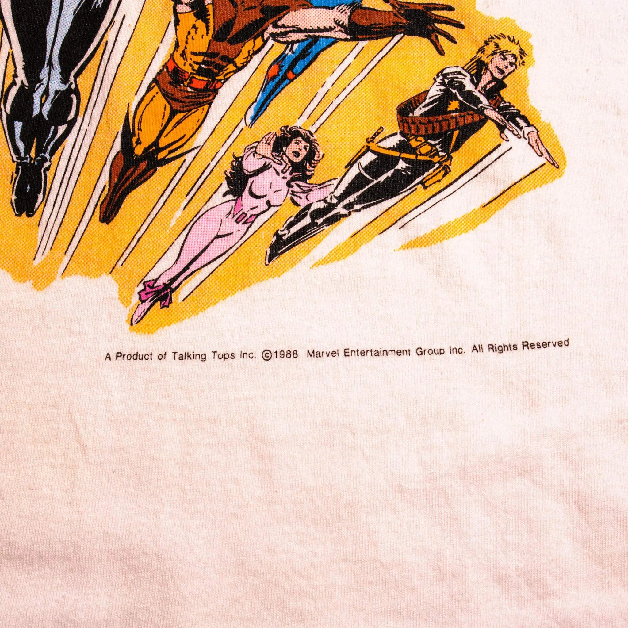 VINTAGE MARVEL XMEN THE UNCANNY TEE SHIRT 1988 SIZE SMALL MADE IN USA