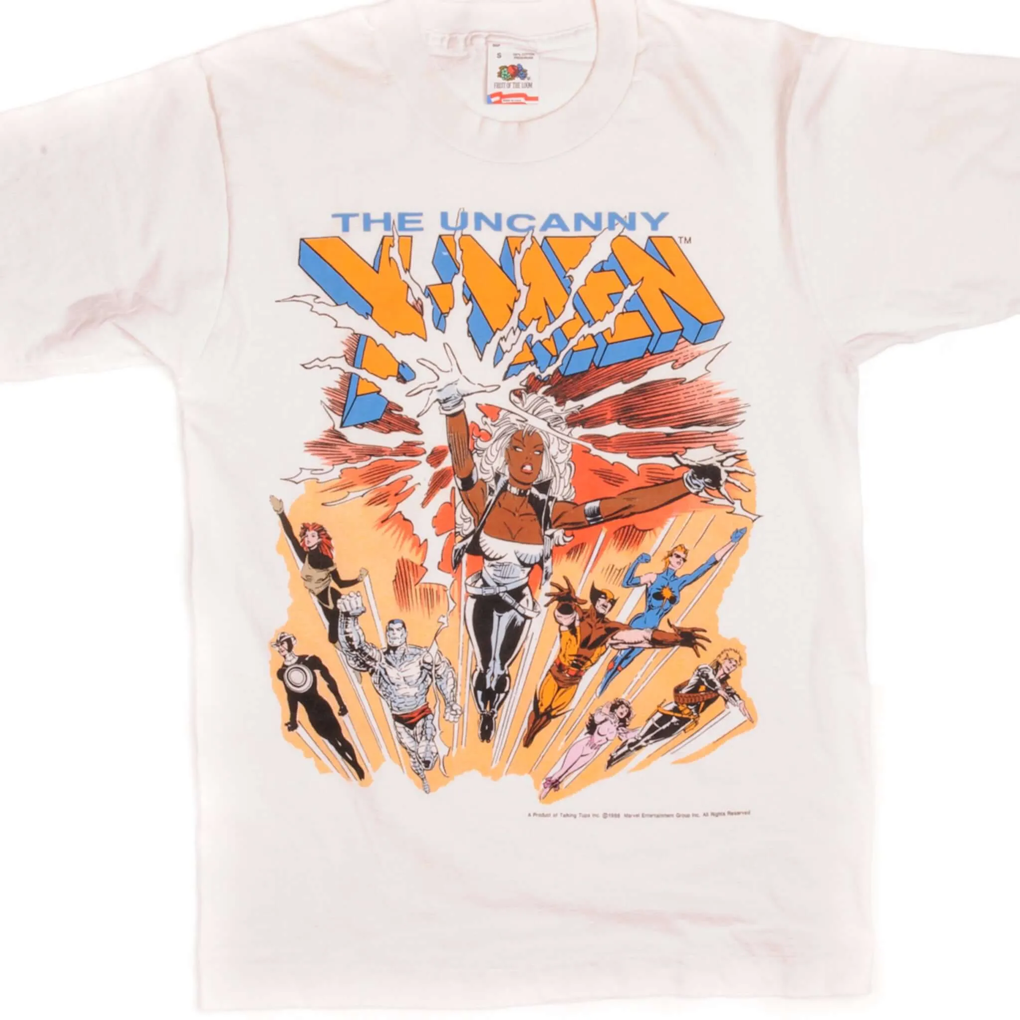 VINTAGE MARVEL XMEN THE UNCANNY TEE SHIRT 1988 SIZE SMALL MADE IN USA