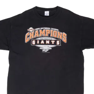 VINTAGE MLB SAN FRANCISCO GIANTS WORLD SERIES 2002 TEE SHIRT XL