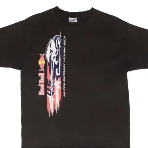 VINTAGE MOTO GP US RED BULL GRAND PRIX 2000S TEE SHIRT SIZE LARGE