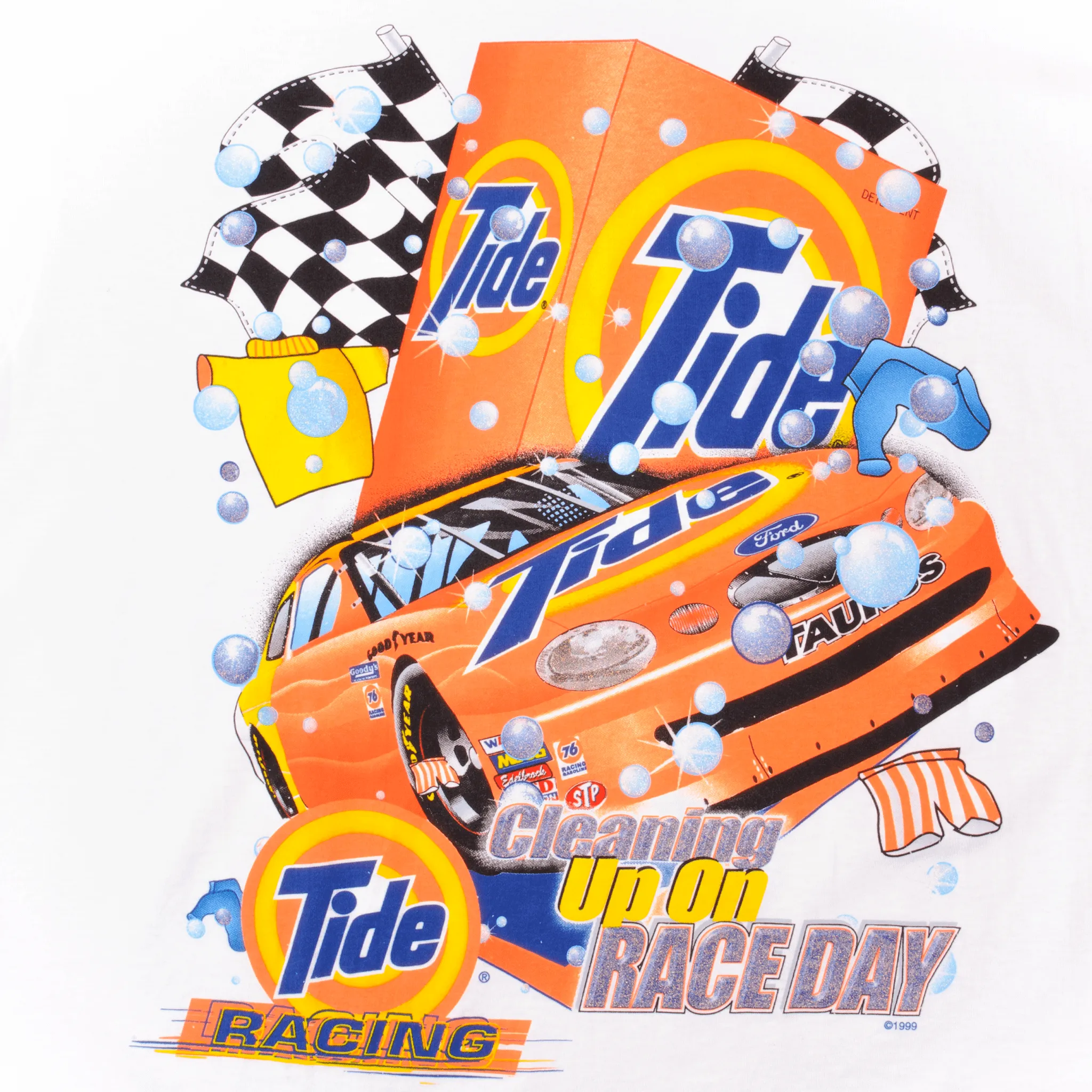 VINTAGE NASCAR TIDE RACING TEE SHIRT 1999 SIZE XL