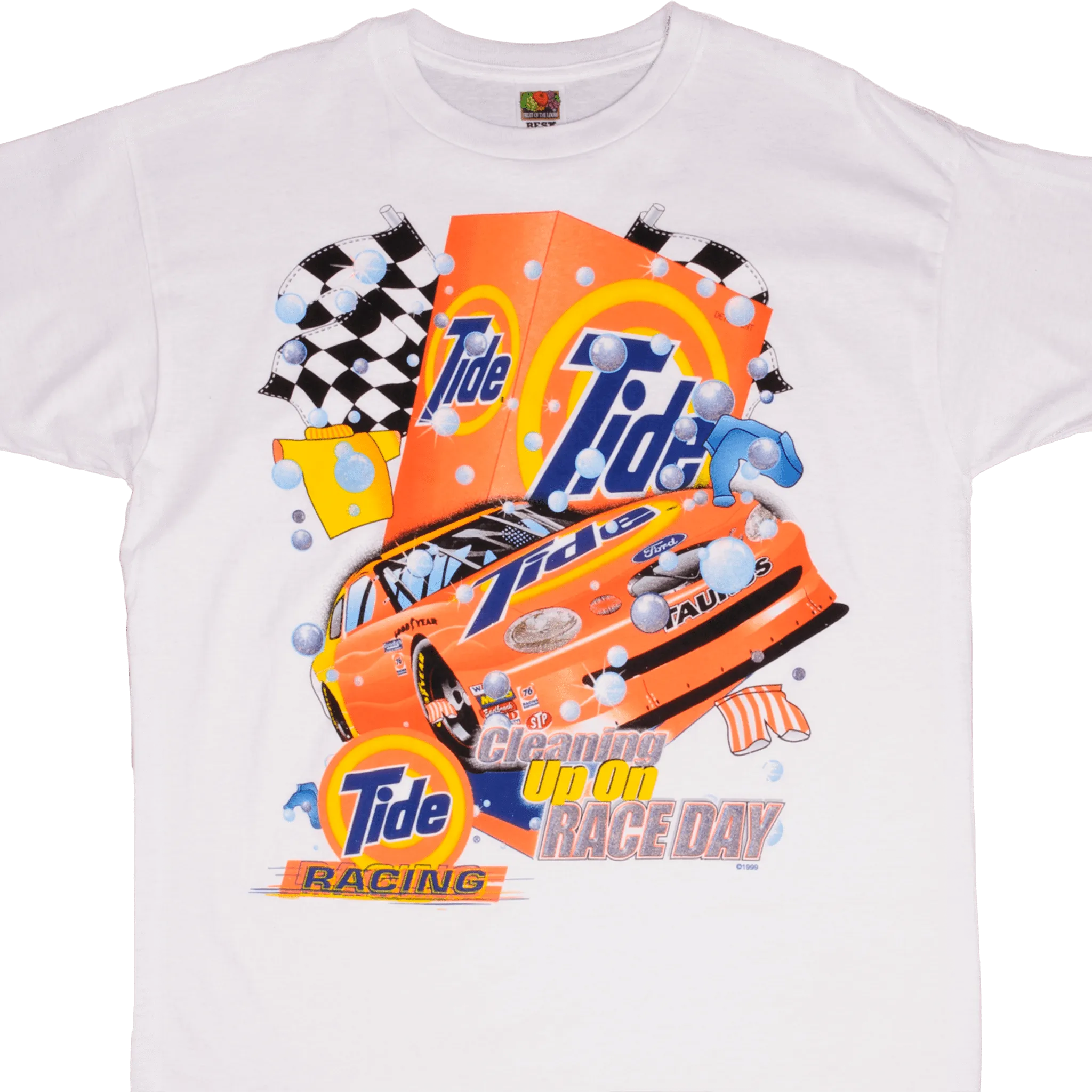 VINTAGE NASCAR TIDE RACING TEE SHIRT 1999 SIZE XL