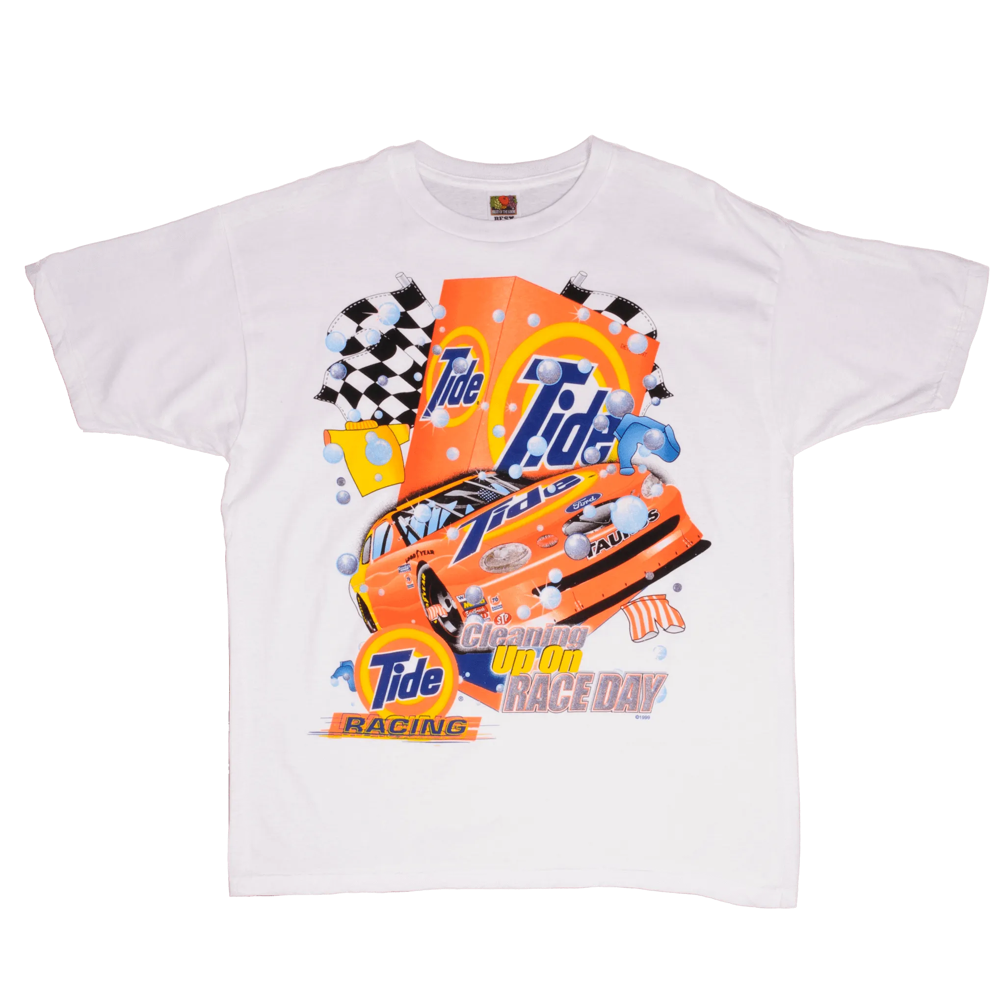 VINTAGE NASCAR TIDE RACING TEE SHIRT 1999 SIZE XL
