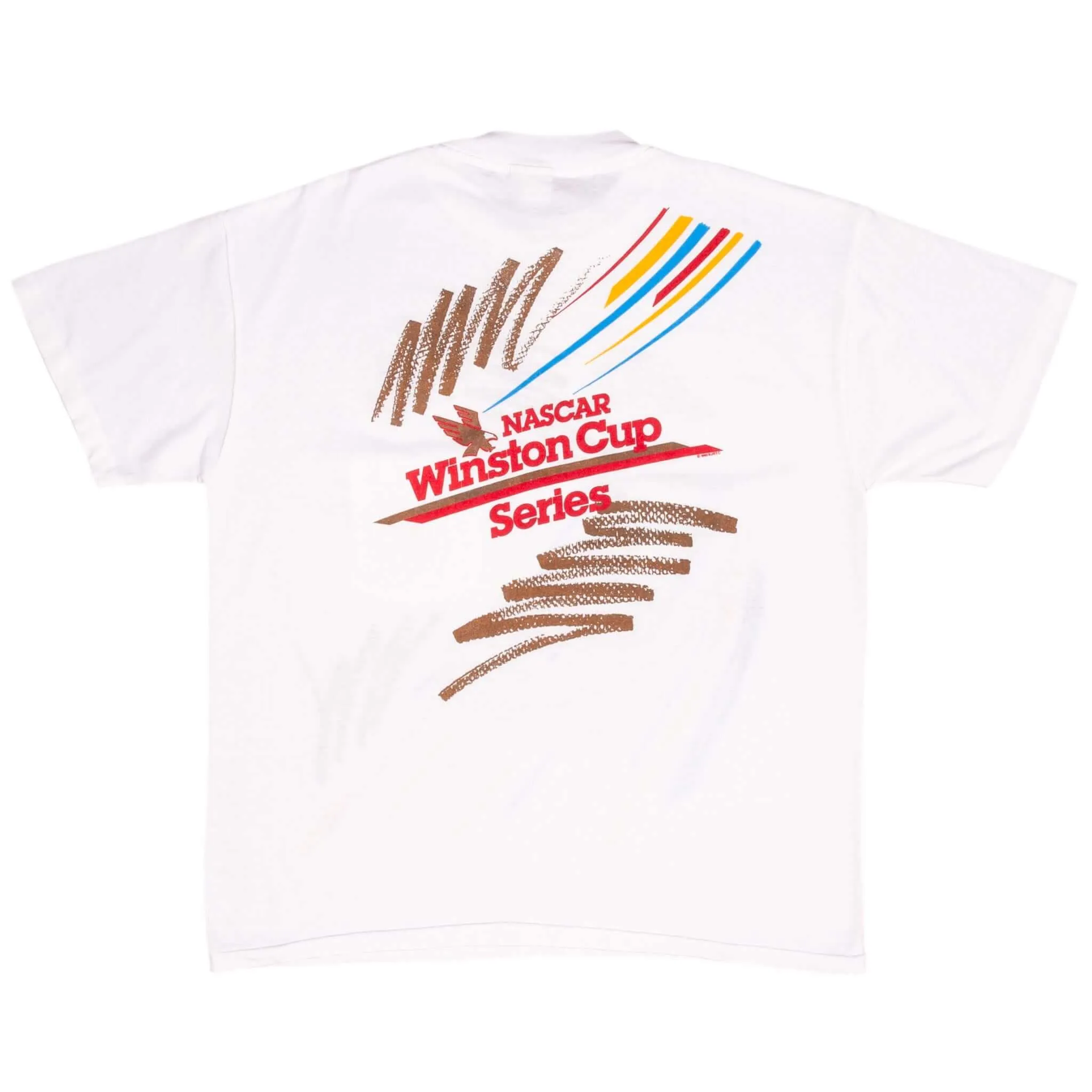 VINTAGE NASCAR WINSTON CUP SERIES POCONO 1992 TEE SHIRT LARGE MADE IN USA