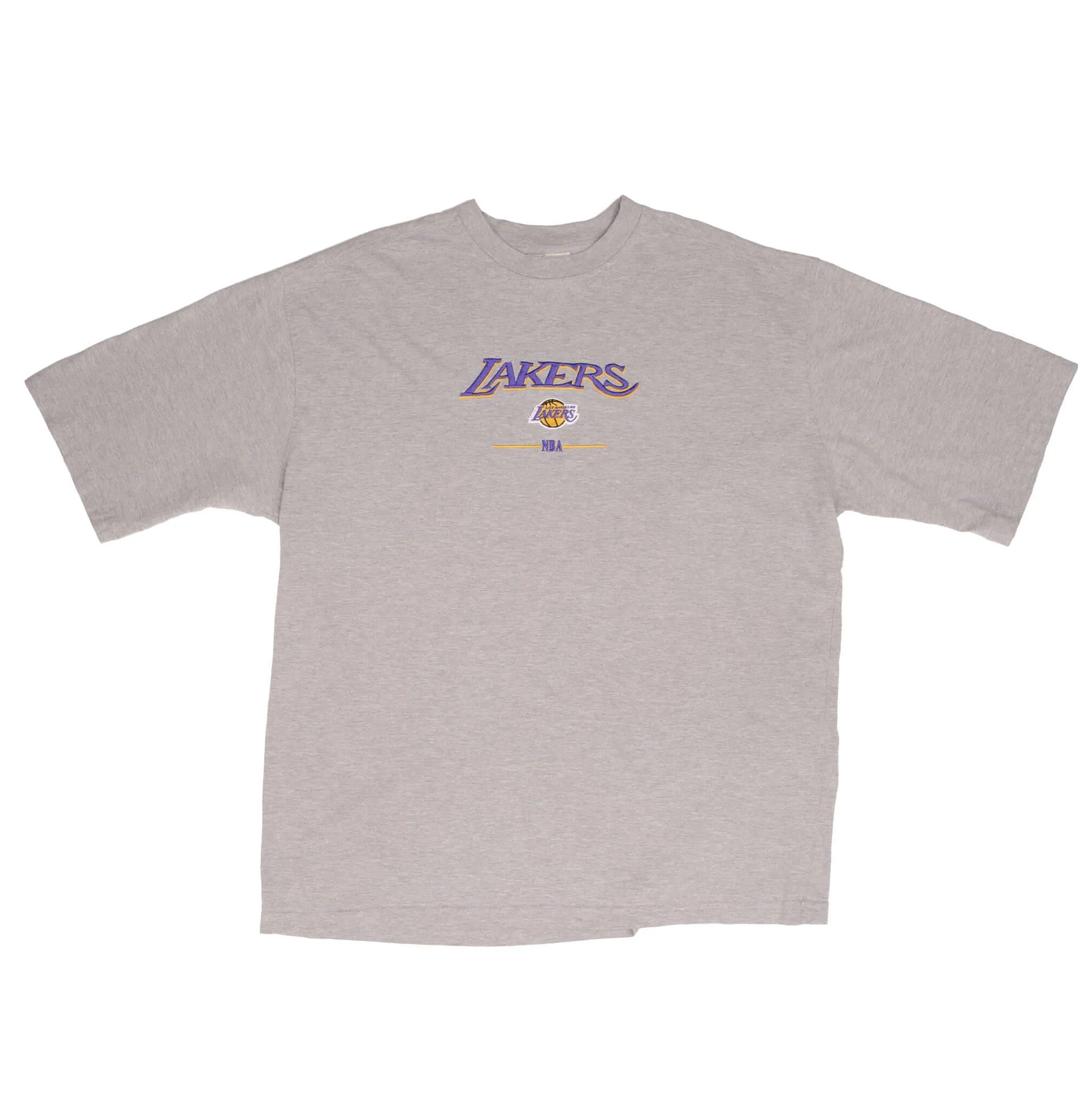 VINTAGE NBA LOS ANGELES LAKERS EMBROIDERED 1990S TEE SHIRT SIZE XL