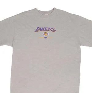 VINTAGE NBA LOS ANGELES LAKERS EMBROIDERED 1990S TEE SHIRT SIZE XL