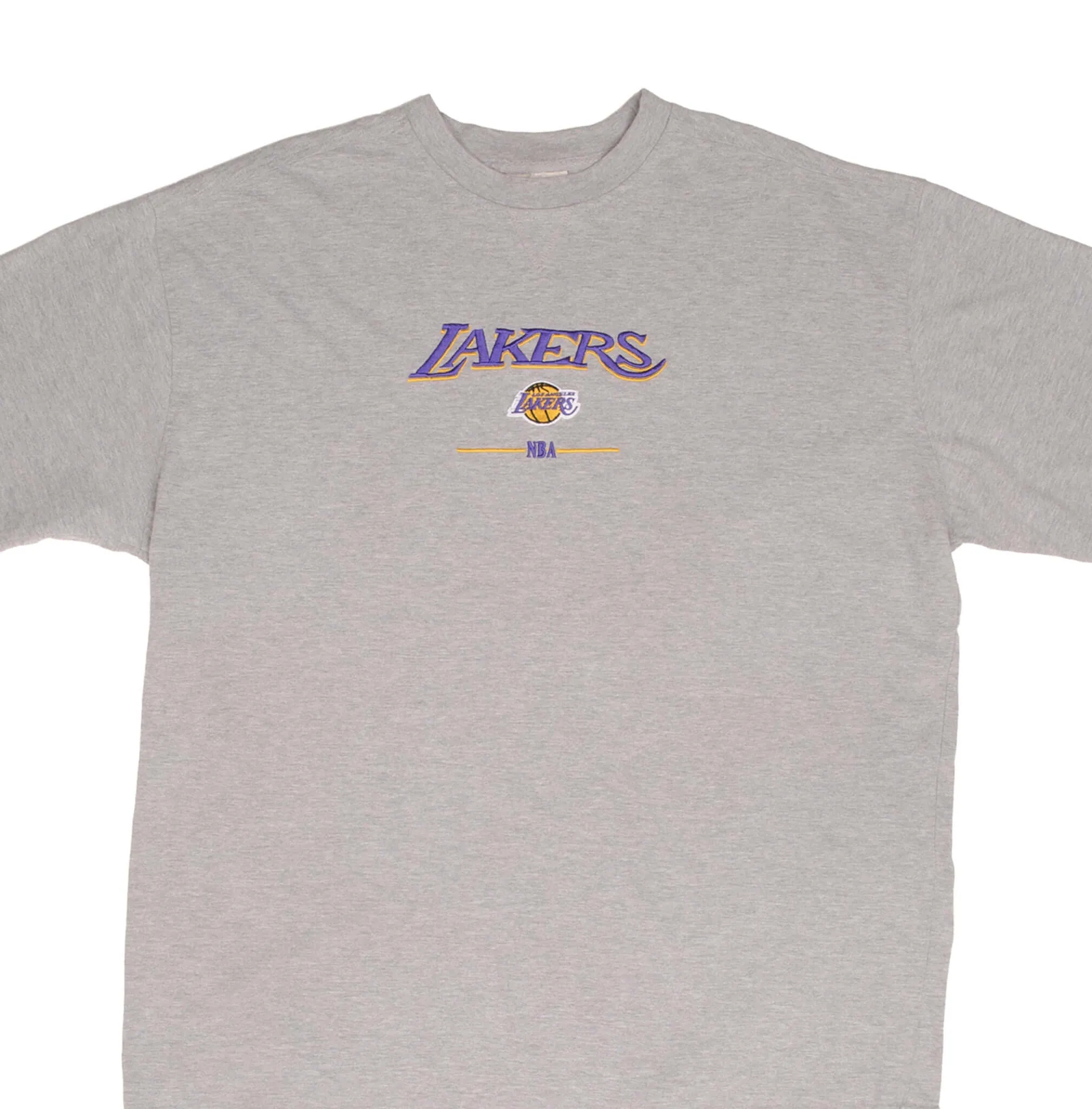 VINTAGE NBA LOS ANGELES LAKERS EMBROIDERED 1990S TEE SHIRT SIZE XL