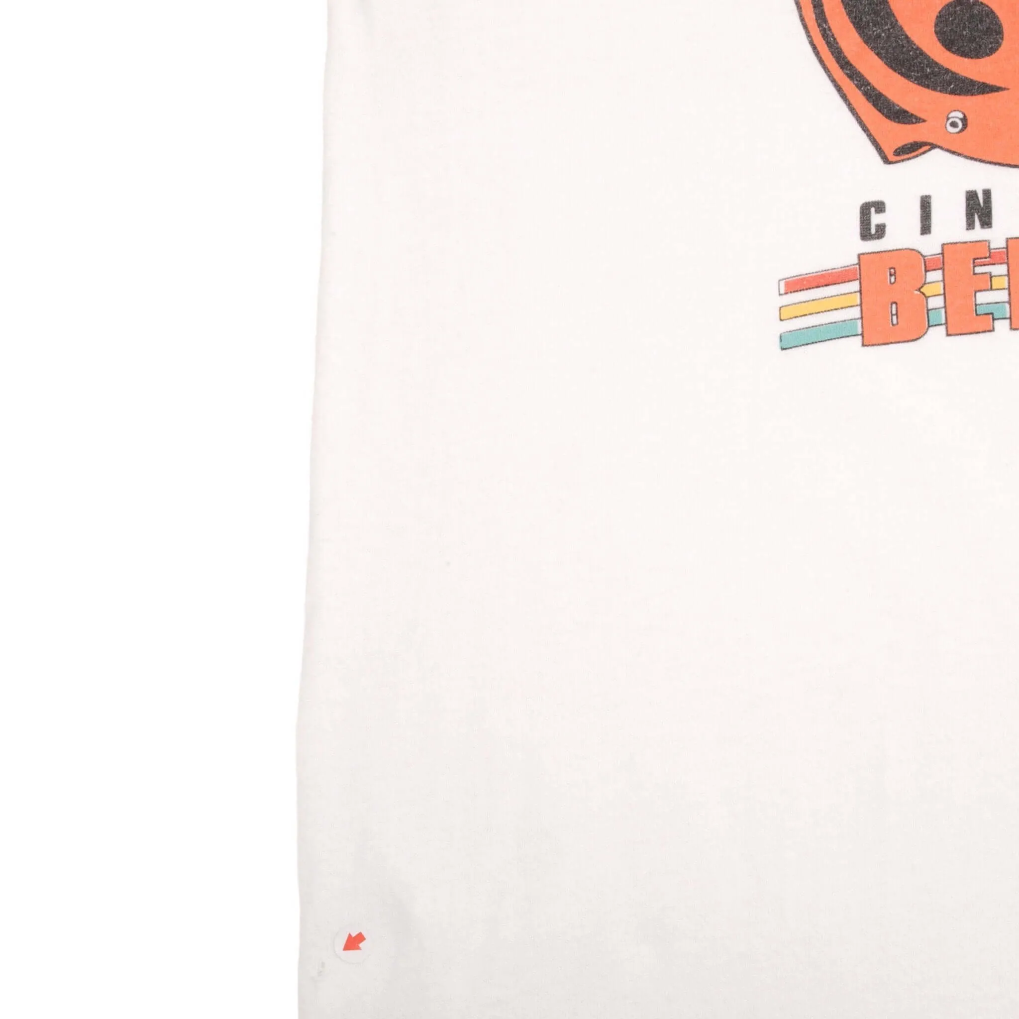 VINTAGE NFL BATTLE OF OHIO BENGALS VS BROWNS TEE SHIRT 1990S SIZE XL MADE IN USA