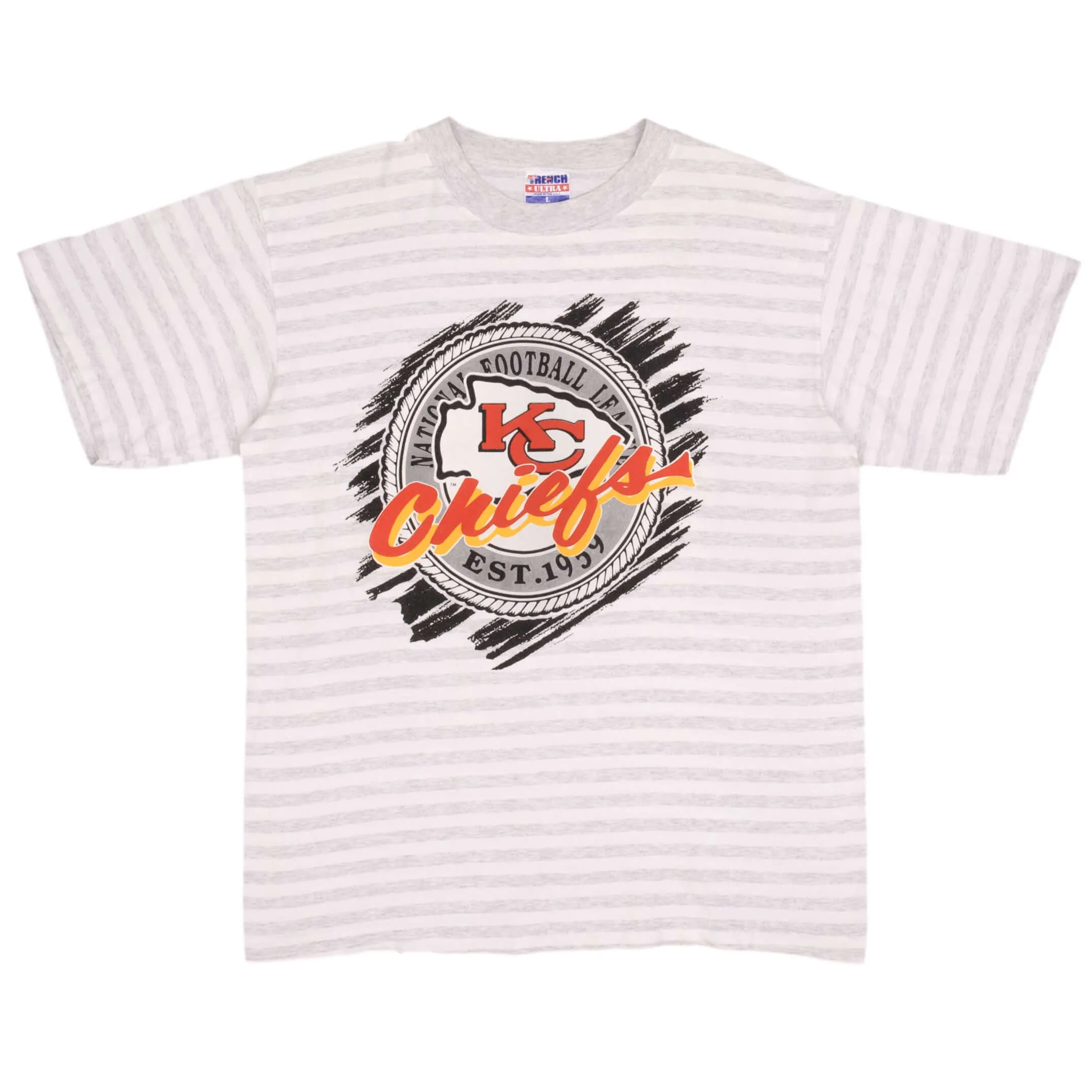VINTAGE NFL KANSAS CITY CHIEFS 1990S TEE SHIRT SIZE LARGE MADE IN USA
