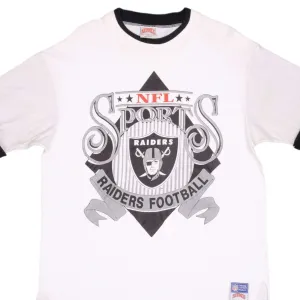 VINTAGE NFL LOS ANGELES RAIDERS TEE SHIRT EARLY 1990S SIZE XL MADE IN USA