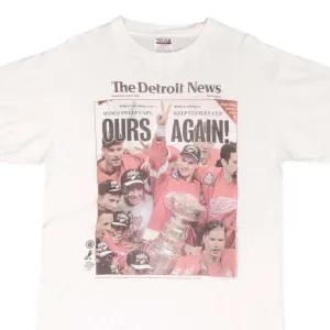 VINTAGE NHL DETROIT RED WINGS STANLEY CUP CHAMPIONS 1998 TEE SHIRT SIZE LARGE