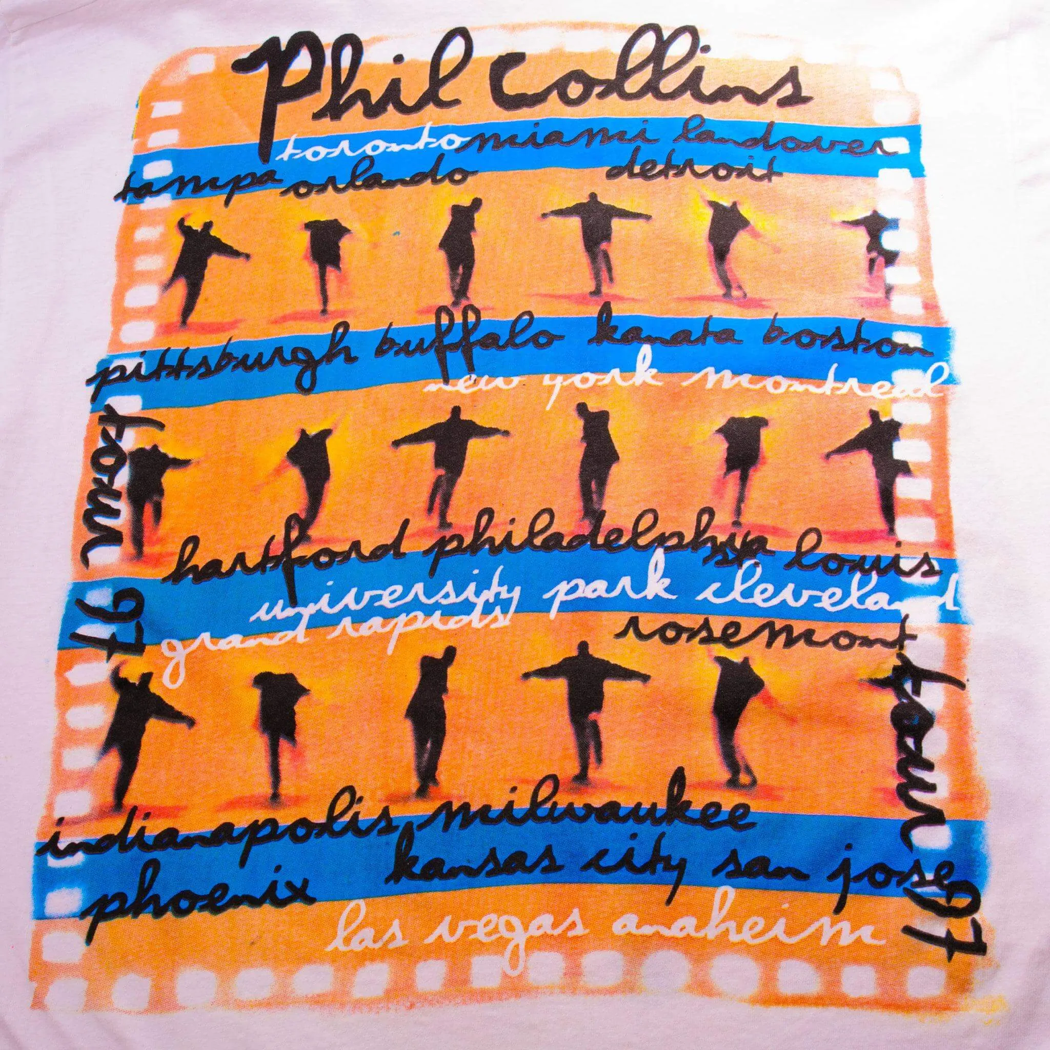 VINTAGE PHIL COLLINS 1997 TOUR TEE SHIRT SIZE XL