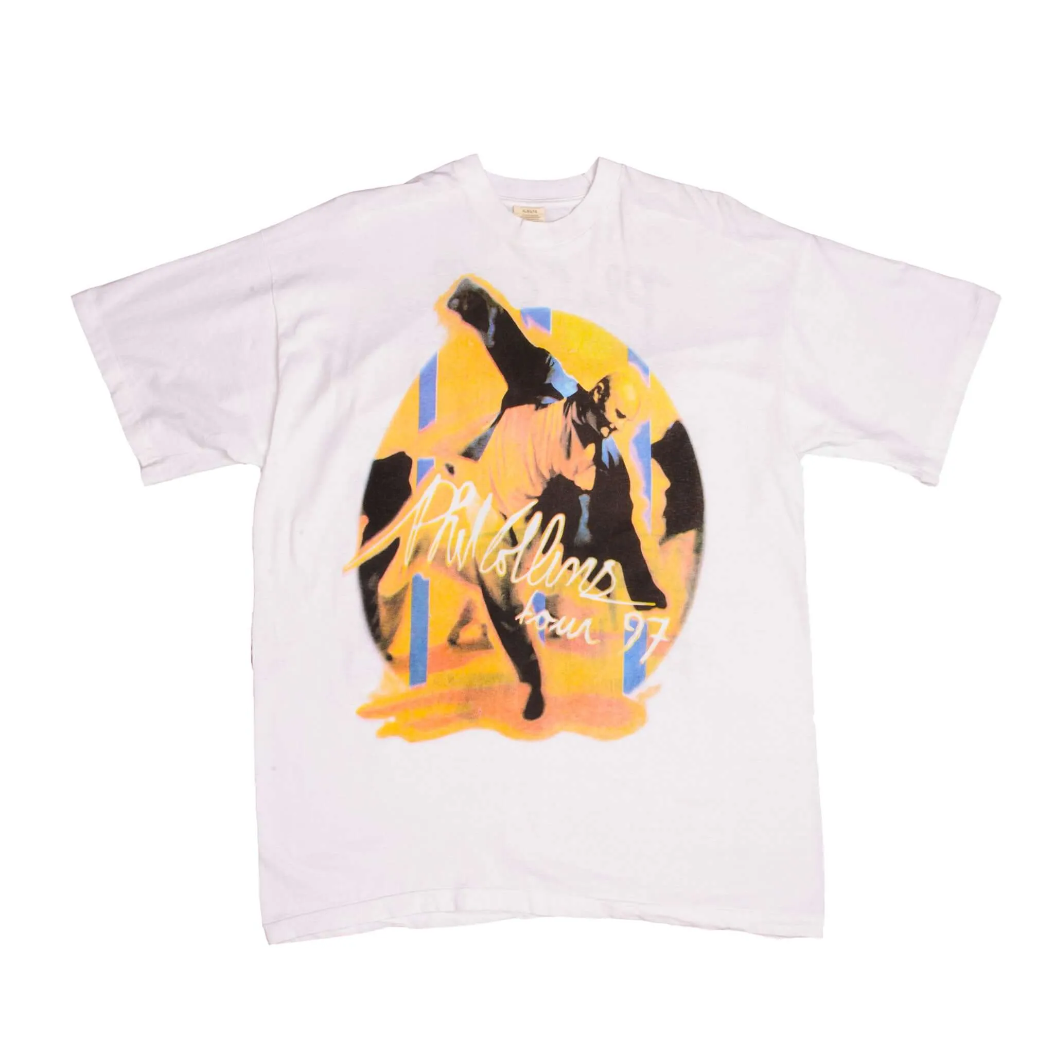 VINTAGE PHIL COLLINS 1997 TOUR TEE SHIRT SIZE XL