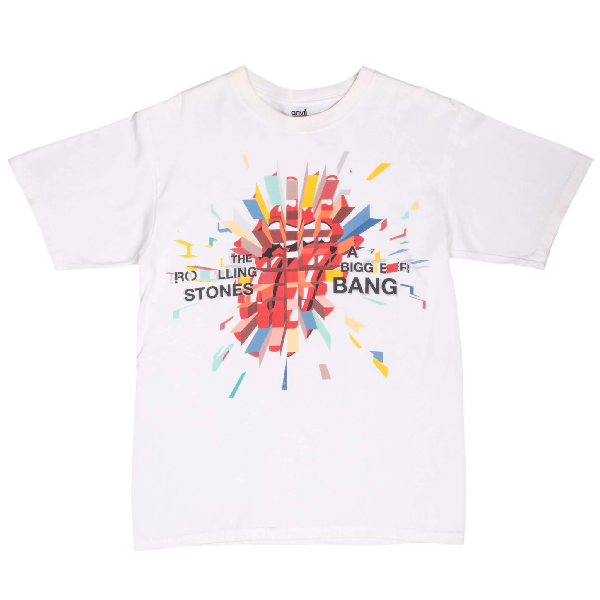 VINTAGE THE ROLLING STONES A BIGGER BANG WORLD TOUR 2006 TEE SHIRT MEDIUM