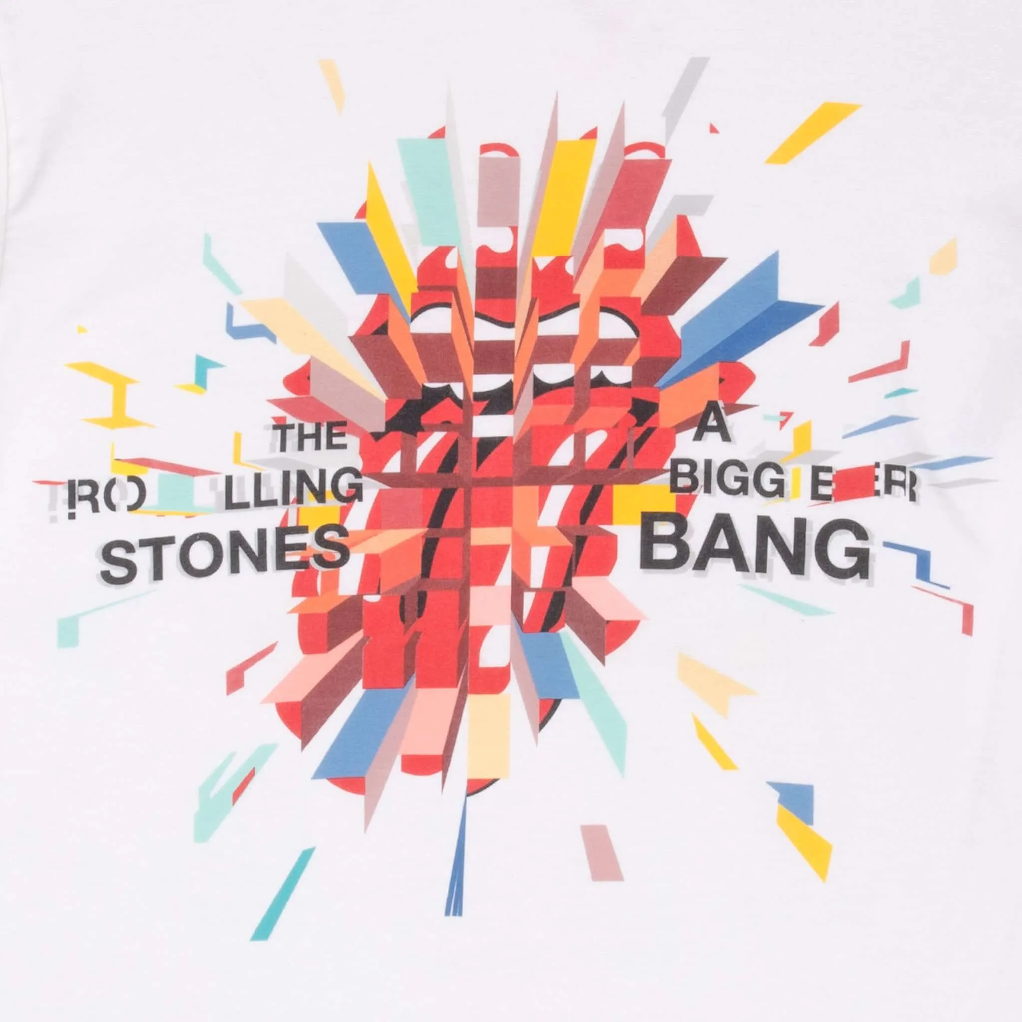 VINTAGE THE ROLLING STONES A BIGGER BANG WORLD TOUR 2006 TEE SHIRT MEDIUM