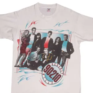VINTAGE TV SHOW BEVERLY HILLS 90210 TEE SHIRT 1990S SIZE LARGE MADE IN USA