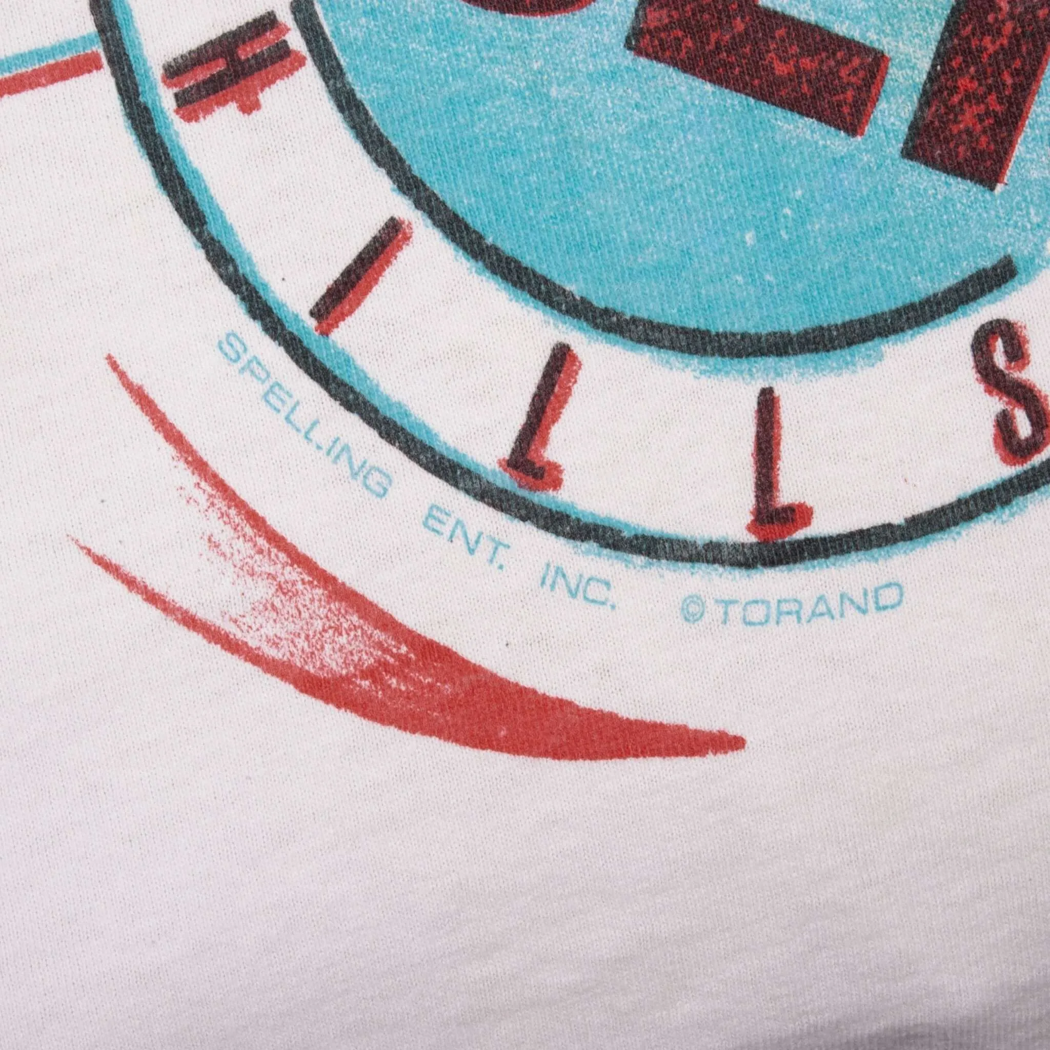 VINTAGE TV SHOW BEVERLY HILLS 90210 TEE SHIRT 1990S SIZE LARGE MADE IN USA