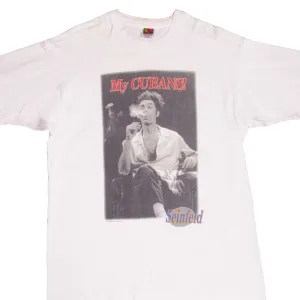 VINTAGE TV SHOW SEINFELD KRAMER MY CUBANS TEE SHIRT 1993 SIZE XL MADE IN USA