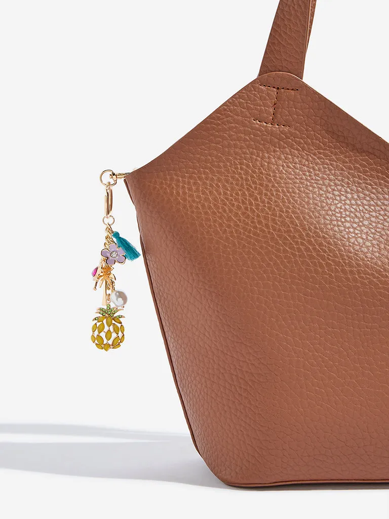 Westside Multicolour Pineapple Bag Charm