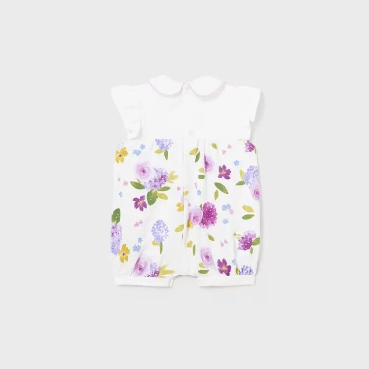 White Floral Bow Shortie