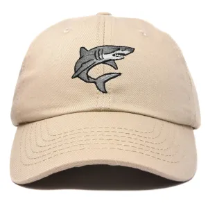Youth Khaki Shark Cap