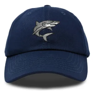 Youth Navy Shark Cap